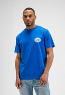Plaque Loose Tee | Pool Blue