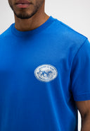 Plaque Loose Tee | Pool Blue