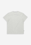 Plaque Loose Tee | Grey Melange