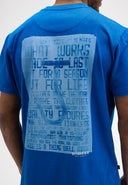 Manifest Loose Tee | Pool Blue