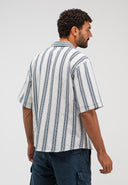 Alex Stripe Shirt | Alaska Blue