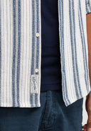 Alex Stripe Shirt | Alaska Blue