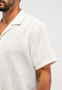 Alex Resort Embro Shirt SS | Titan White