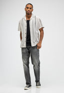 Alex Knitted Shirt SS | Titan White