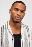 Alex Knitted Shirt SS | Titan White