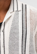 Alex Knitted Shirt SS | Titan White