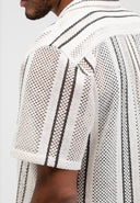 Alex Knitted Shirt SS | Titan White