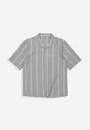 Quinn Linen Stripe Shirt | Alaska Blue