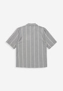 Quinn Linen Stripe Shirt | Alaska Blue