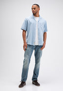 Anthony LT Resort Shirt SS | Shark Blue