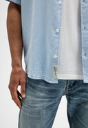 Anthony LT Resort Shirt SS | Shark Blue