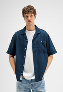 Anthony LT Resort Shirt SS | Alaska Blue