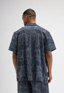 Alex Resort Embro Shirt SS | Alaska Blue