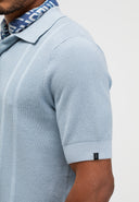 Ripley Knit Polo | Shark Blue