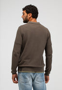 Ripley Polo LS | Dk. Granite Green