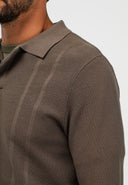 Ripley Polo LS | Dk. Granite Green