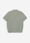 Boucle Knit Polo | Jade Green