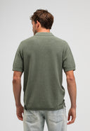 Boucle Knit Polo | Jade Green