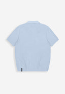 Bouclé-Strickpolo | Shark Blue