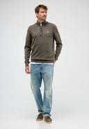 Clifden Co Half Zip | Dunkelgranitgrün