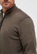Clifden Co Half Zip | Dunkelgranitgrün