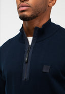 Clifden Co Half Zip | Alaska Blue