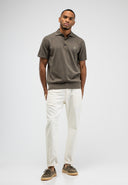 Clifden Co Polo SS | Dk. Granite Green