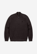 Clifden Co Half Zip | Topaz Brown
