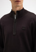 Clifden Co Half Zip | Topaz Brown
