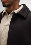 Leap Wool Jacket | Topaz Brown
