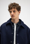 Leap Wool Jacket | Alaska Blue