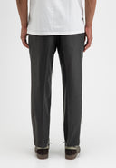 Lennox Straight Wool Trouser | Fjord Green