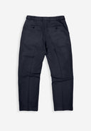 Lennox Straight Wool Trouser | Alaska Blue