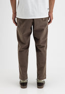 Lennox Straight Twill Trouser | Chestnut Brown