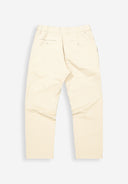 Lennox Straight Twill Trouser | Beige Grey