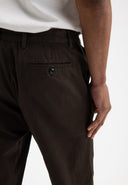 Lennox Straight Twill Trouser | Topaz Brown