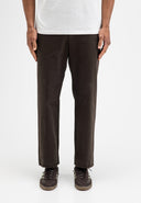 Lennox Straight Twill Trouser | Topaz Brown