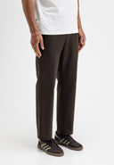 Lennox Straight Twill Trouser | Topaz Brown