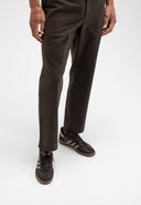 Lennox Straight Twill Trouser | Topaz Brown