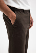 Lennox Straight Twill Trouser | Topaz Brown