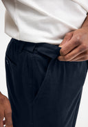 Lennox Straight Twill Trouser | Alaska Blue