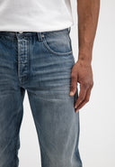Stockton Straight Fog Denim | Medium Aged