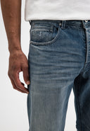 Stockton Straight Fog Denim | Medium Aged