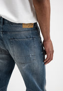 Stockton Straight Fog Denim | Medium Aged