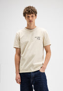 Army Brush Tee | Beige Grey