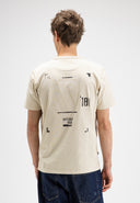 Army Brush Tee | Beige Grey