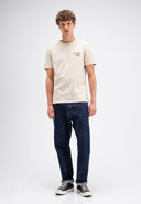 Army Brush Tee | Beige Grey