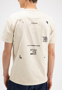 Army Brush Tee | Beige Grey