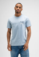 Army Brush Tee | Shark Blue