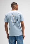 Army Brush Tee | Shark Blue
